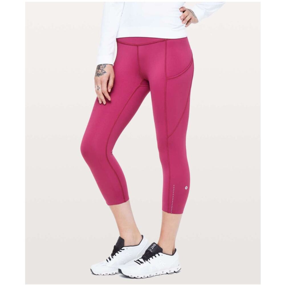 Lululemon Women's Fast & Free Crop II Nulux 19" Leggings Size 2